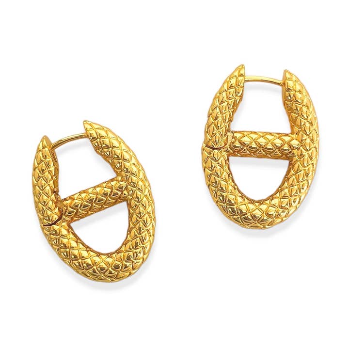 C17ER007 - Boucles d'oreilles résistantes à l'eau* pour la vente par OMG Blings