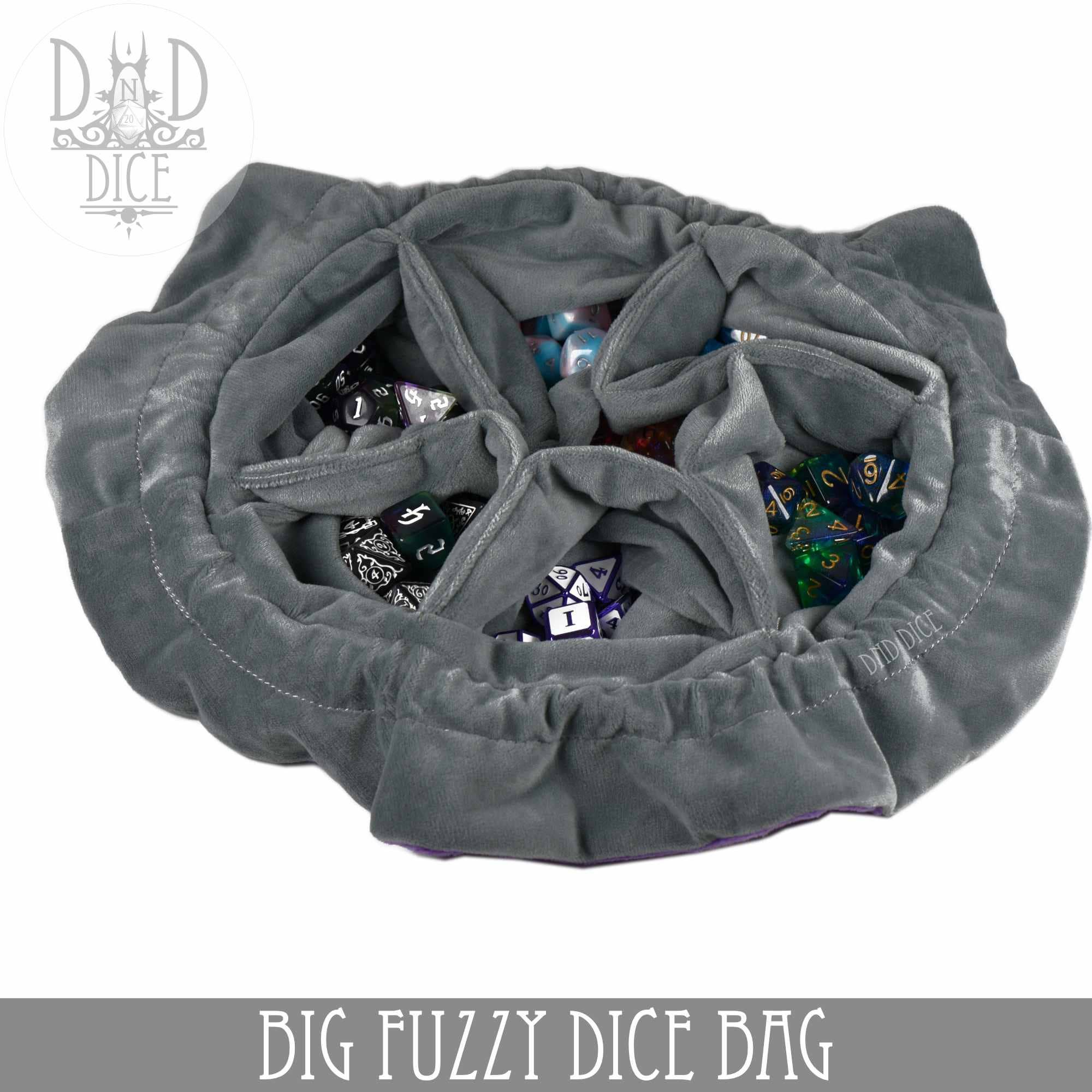 DNDDICE.COM - Wholesale Dice - Big Fuzzy Dice Bag - 6 Colors16