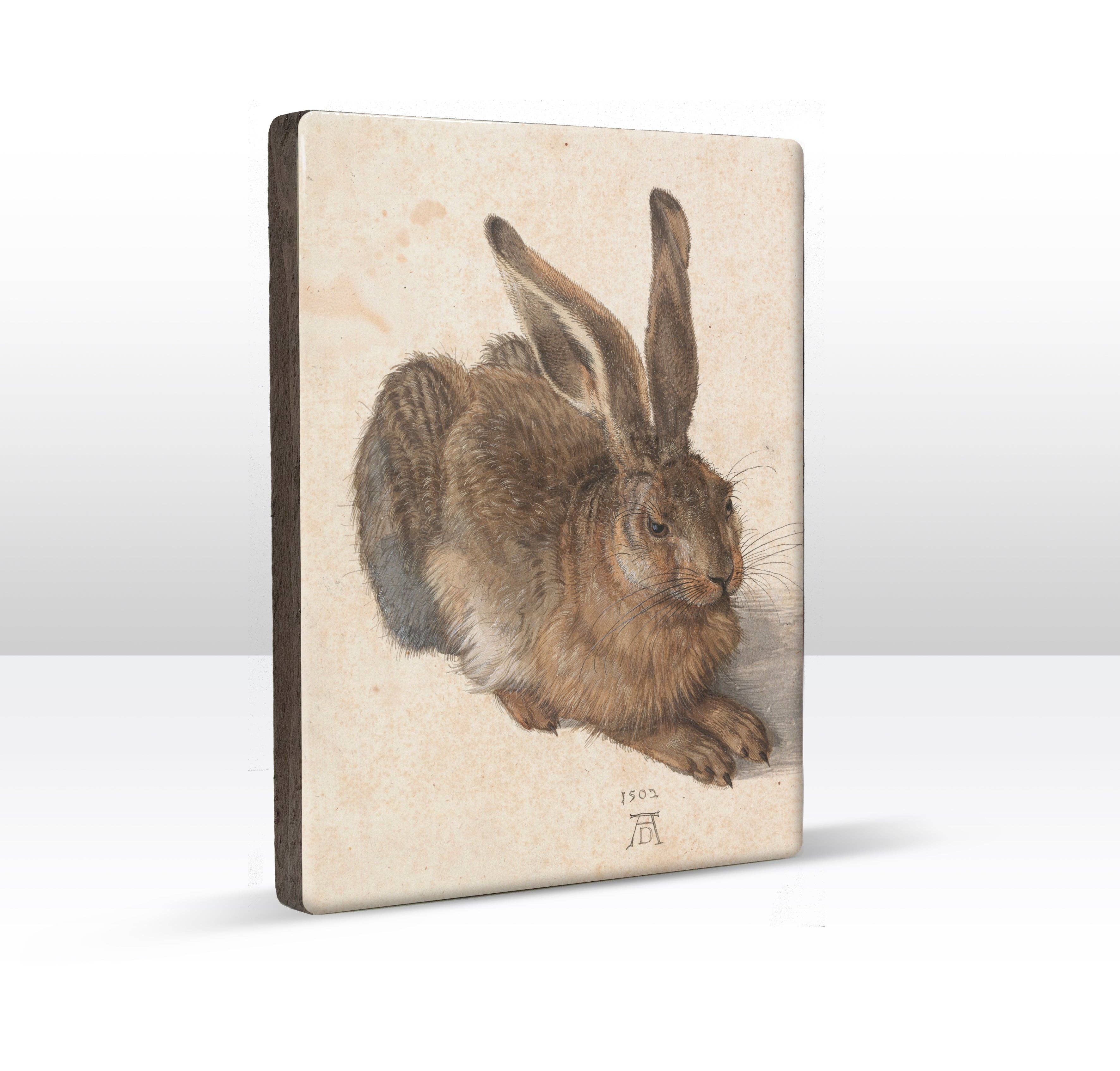 Laqueprint – wholesale Art print – Laque print - Rabbit - Albrecht Durer - 19.5 x 26 cm - LP2811