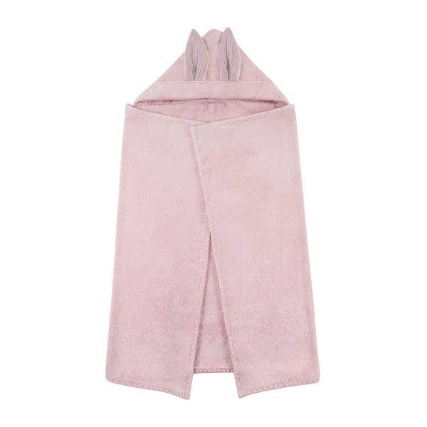 Bamboo hooded towel Bunny - blush pink for wholesale by MAYLILY