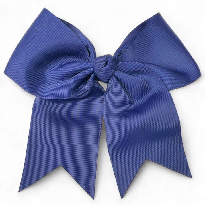 Kids Charm Online - Wholesale Hair Bow - Kids - 8" X 8" Cheer leader hair bows with alligator clip. 6pcs/$10.501