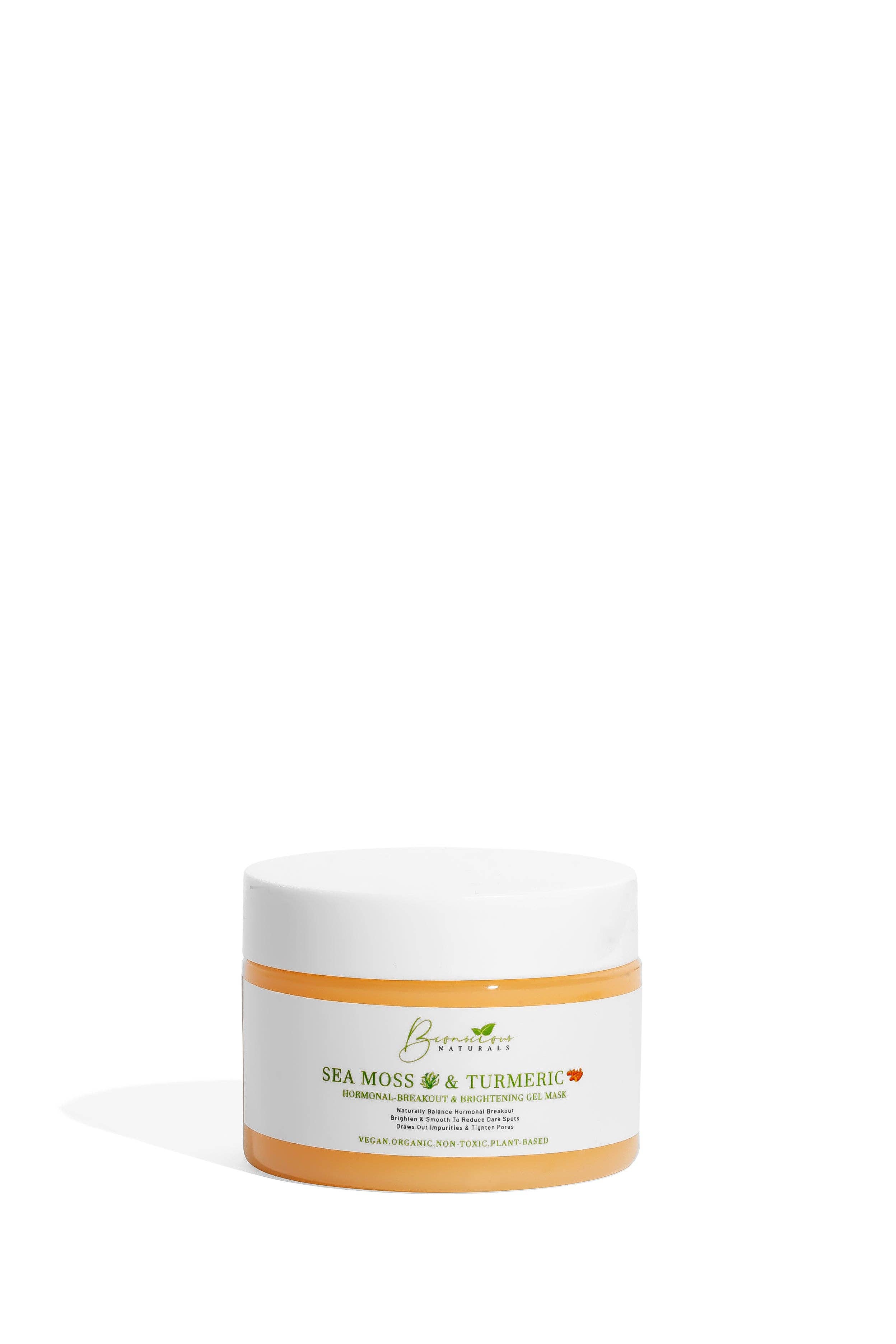 bconsciousnaturals - Wholesale Skincare face mask - Seamoss & Turmeric
Hormonal-Breakout & Brightening
Gel Mask