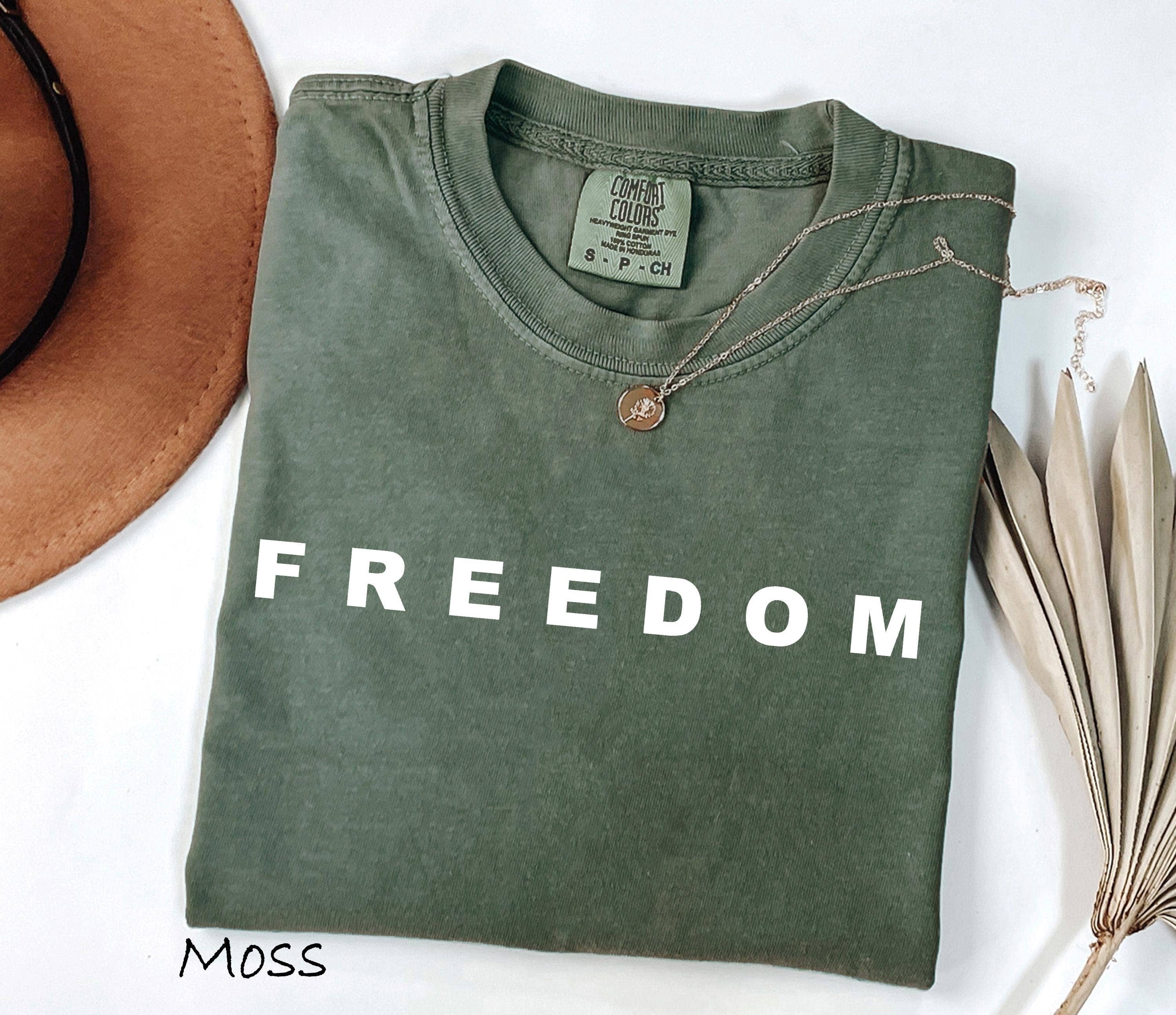 Glaime - Wholesale T-Shirt (Graphic) - Women's - Comfort Colors Charlie Kirk Freedom Shirt, Justice for Kirk 4