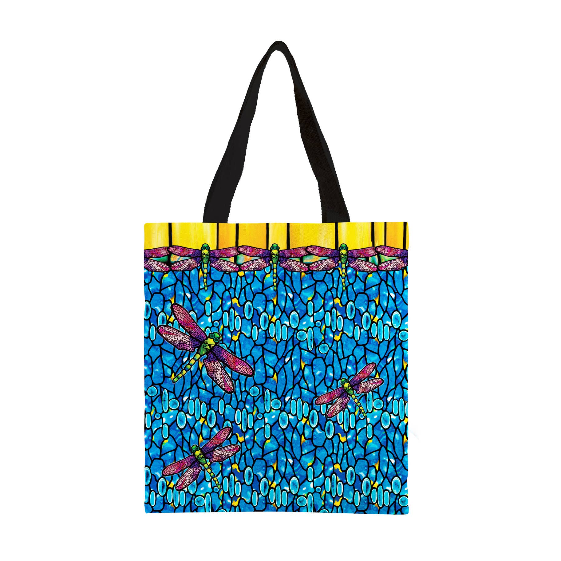 RainCaper - Wholesale Tote Bag - Women's - Canvas Magazine Tote Bag - Tiffany "Dragonfly"0