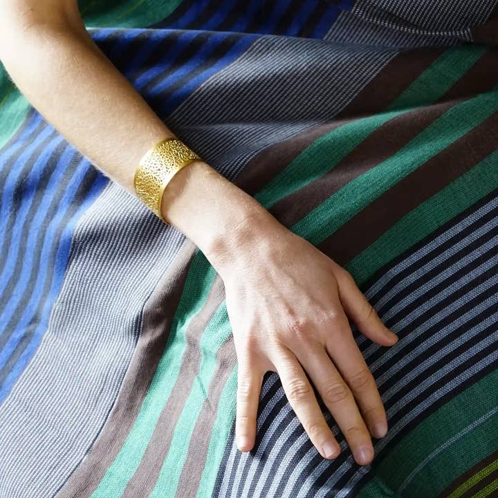 FOUTA AUS BIO-BAUMWOLLE - Kollektion EBENE - FOREST für den Großhandel von Karawan Authentic