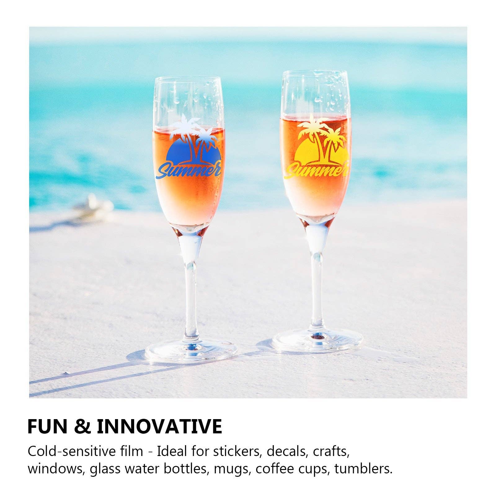 Crafting with CT - Wholesale Craft Supplies - Clear Cold Color Change vinyl 12x12 sheets4