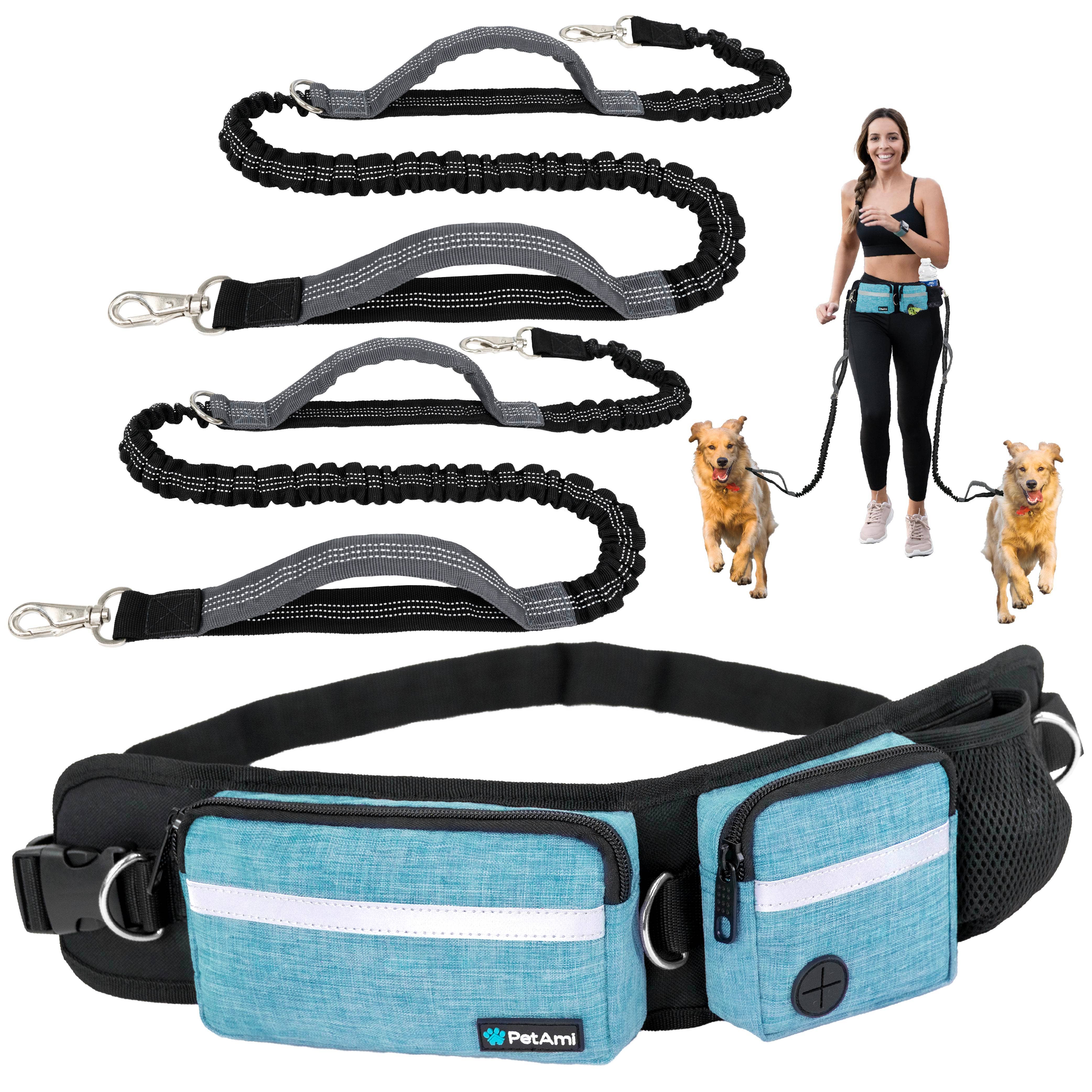PetAmi – wholesale Hundkoppel - Hund – Deluxe handsfree hundkoppelväska1