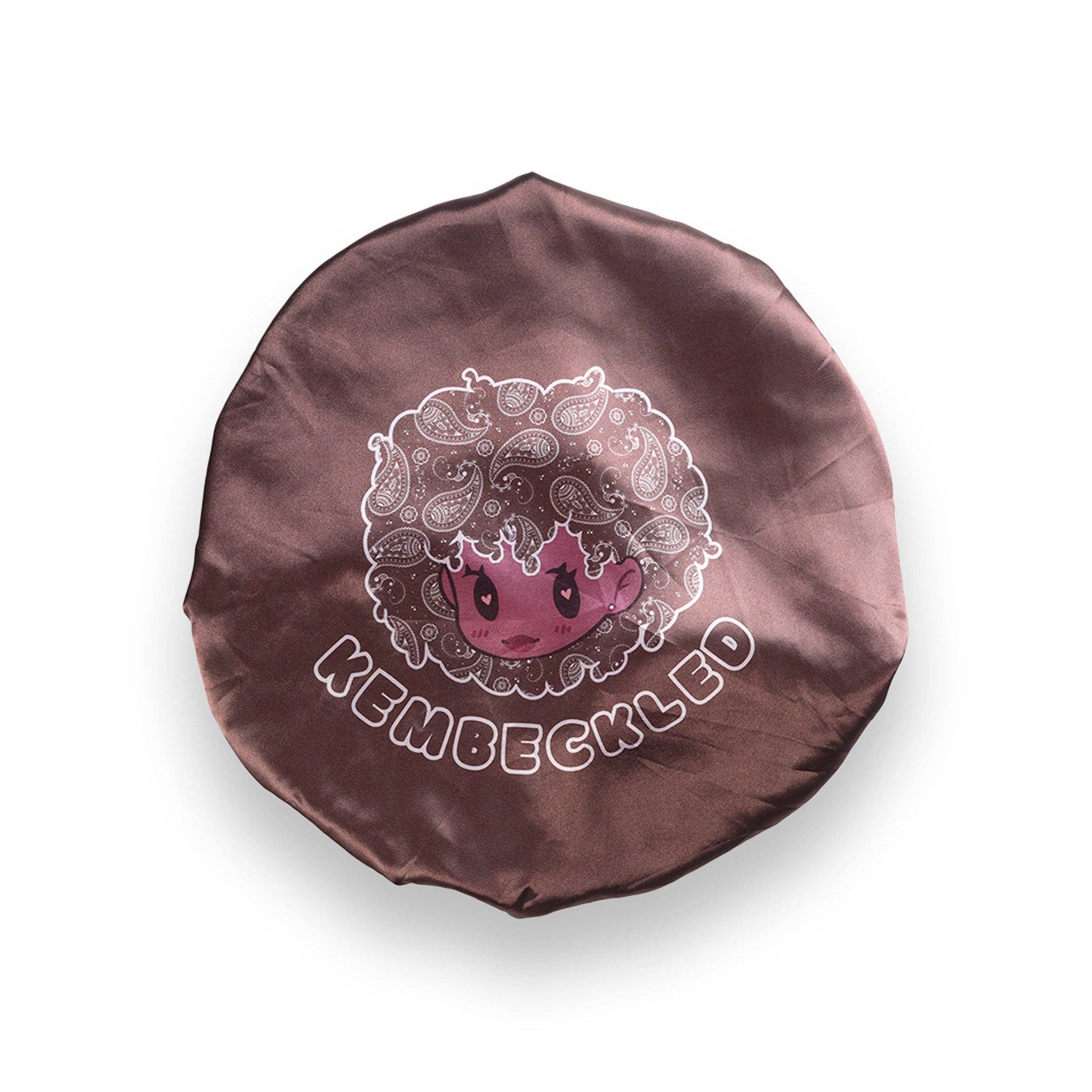 Kembeckled - Wholesale Slaapmuts - Dames - Stropdas Bonnet | Bruin Paisley3