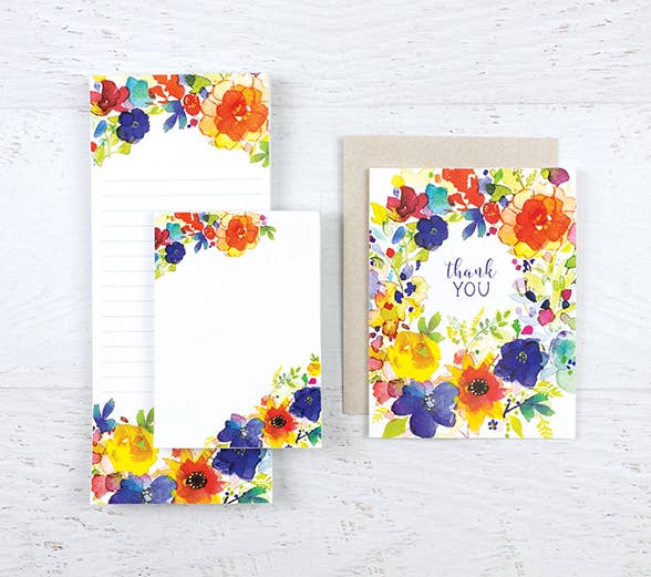GINA B DESIGNS - Wholesale Notepad - List Pad - All Flowers2