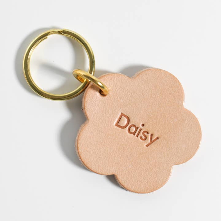 Custom Flower Key Tag for wholesale by Small Hours Workshop