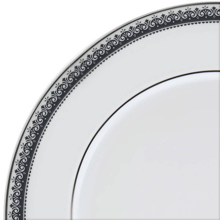 Fitz and Floyd® Mikasa® Pfaltzgraff® - Wholesale Dinnerware Set - Mikasa Platinum Crown Cobalt 40PC DW Set Brown Bx Pkg