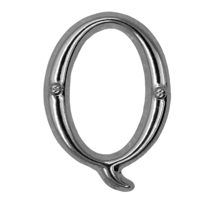 letter q pin silver for wholesale by Godert Amsterdam