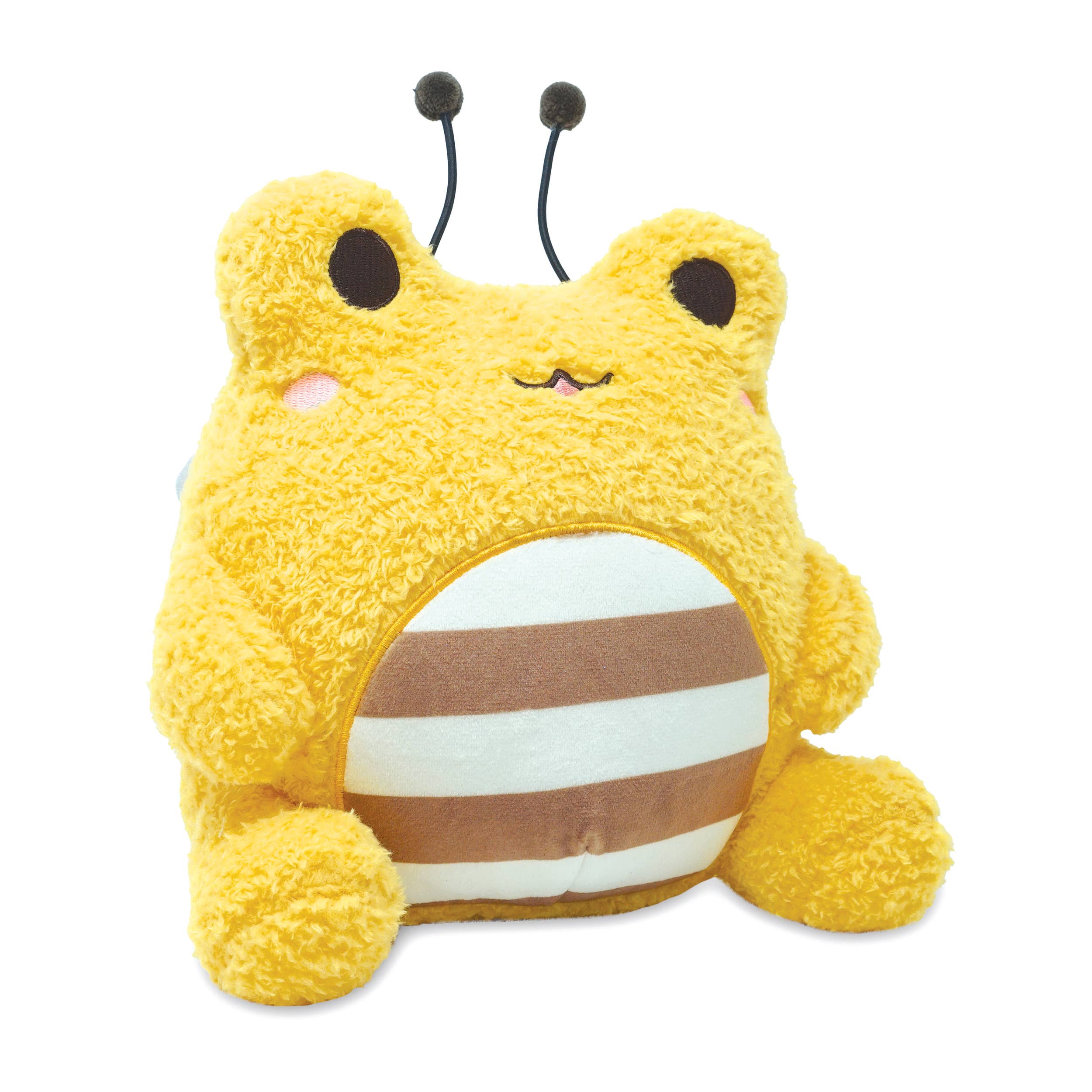 Cuddle Barn, Inc. - Wholesale Stuffed/Plush Toy - Kids & Baby - Bumble Wawa (Soft Fluffy Yellow Bee Frog Plushie)2