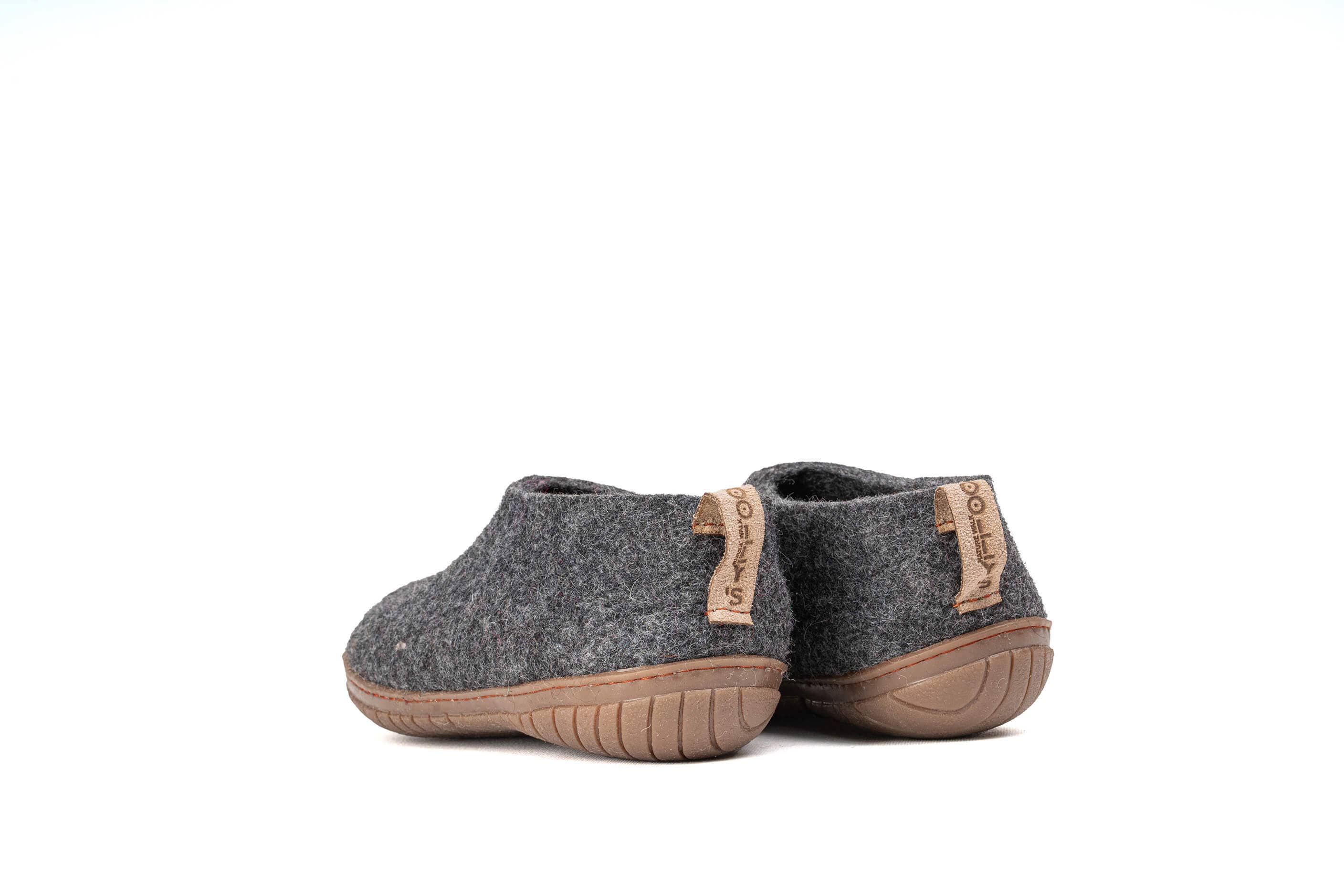 Woollyes Inc - Wholesale Casual shoes – Kids - Outsole Shoe with Rubber Sole – Charcoal7