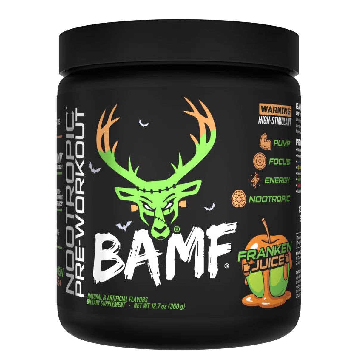 Campus Protein - Wholesale Protein/Superfood Powder - Bucked Up BAMF Pre Workout0