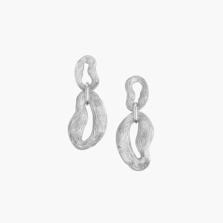 KNOTTY PINE EARRINGS GOLD TONE for wholesale on Faire