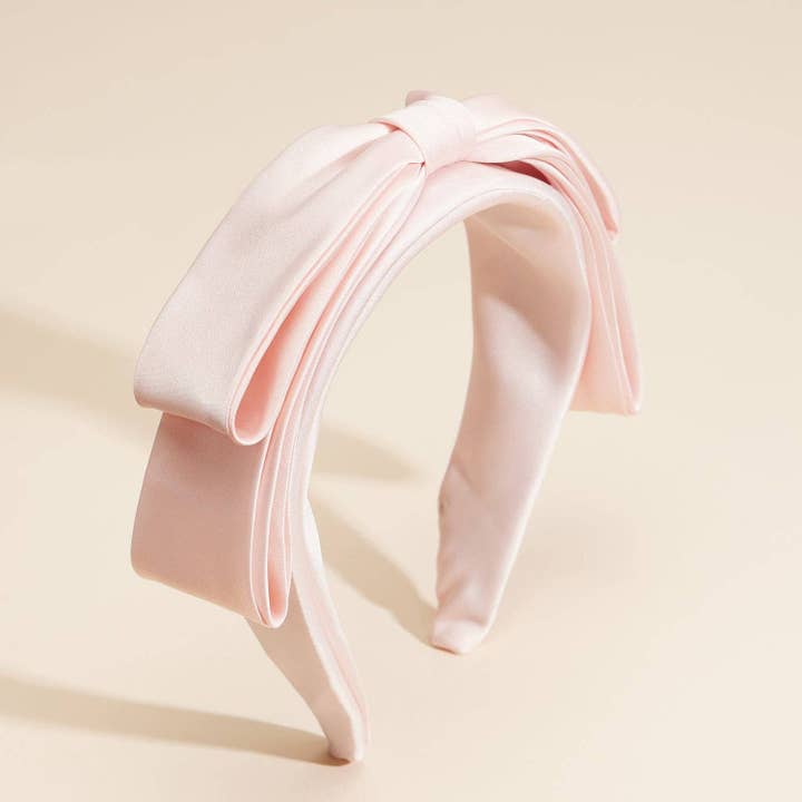 Frem - Wholesale Fashion Headband - Women's - Simple Satin Bow Ribbon Headband4
