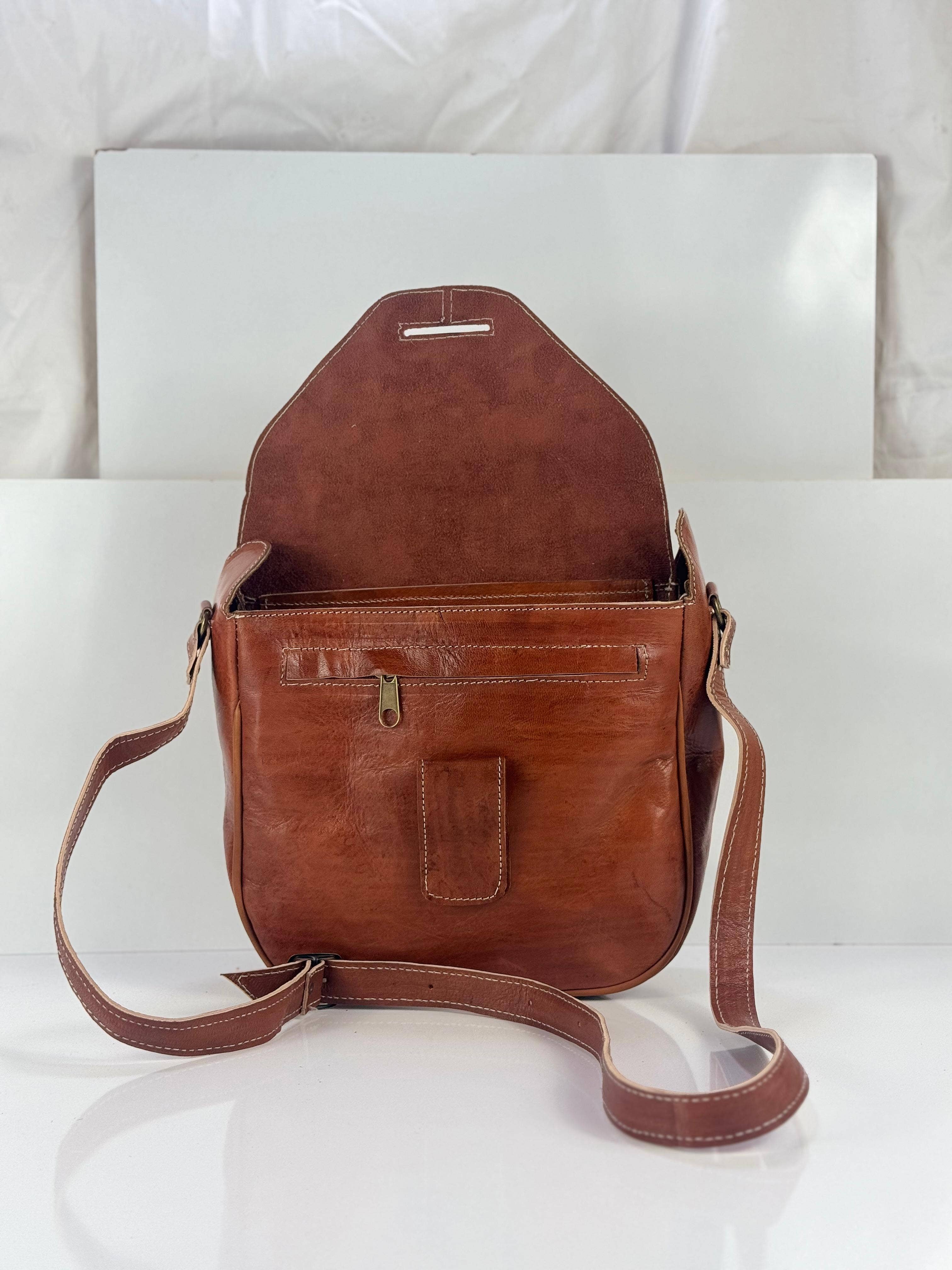 HandmadeBestSeller - Wholesale Crossbody Bag - Women's - Handcrafted Moroccan Leather Crossbody Bag13