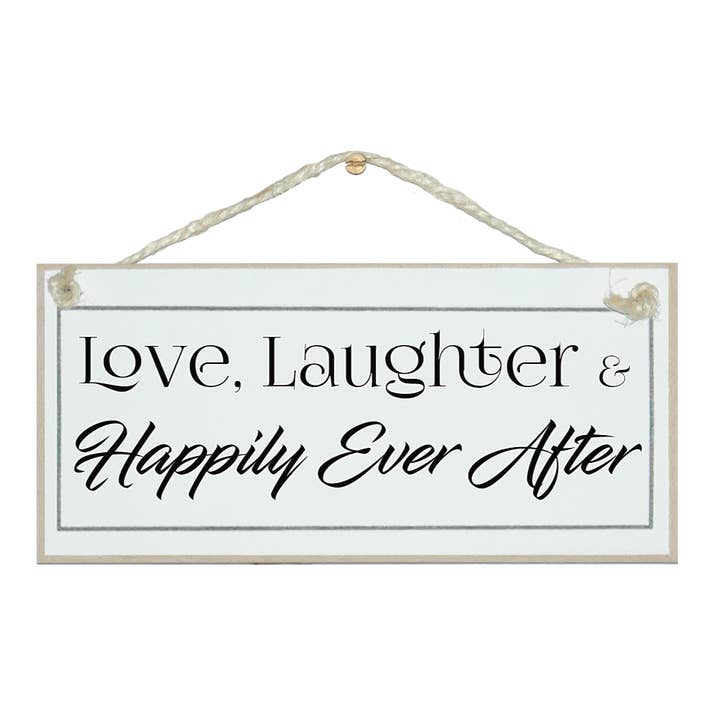 ... lykkeligt nogensinde efter Love Signs for engroshandel hos Crafty Clara