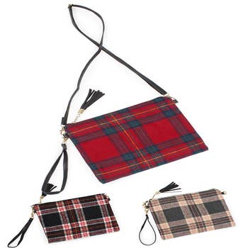 Colorful Plaid Makeup Bags - Mad Jade's