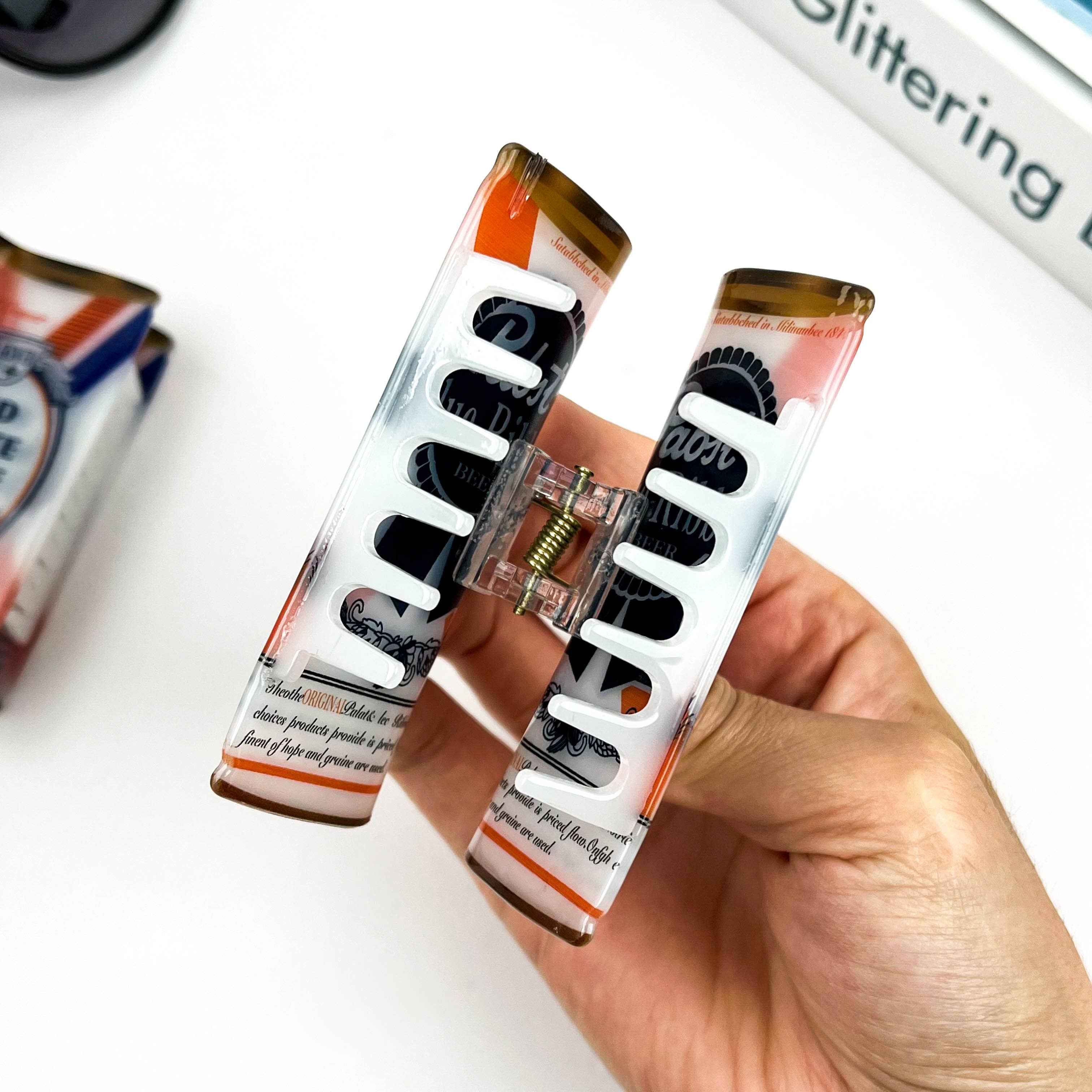 SoapElenGlen – wholesale Hair clip – Women’s – Beer Can Hair Claw Clip, Funny Drink-Inspired Hair Clip8