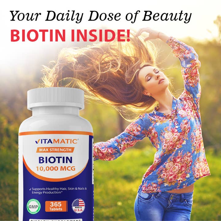 Vitamatic – wholesale Oralt tillskott/Vitamin – Vitamatic Biotin 10 mg | 365 tabletter3