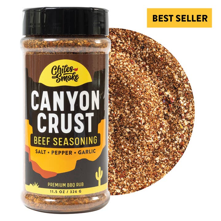 Canyon Crust Beef Seasoning | Premium BBQ Rub for wholesale by Chiles and Smoke
