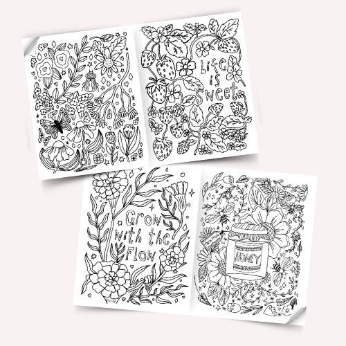 Ilidia Illustrated - Wholesale Coloring & Activity Book - Adult - These Are A Few of My Favorite Things Coloring Book1