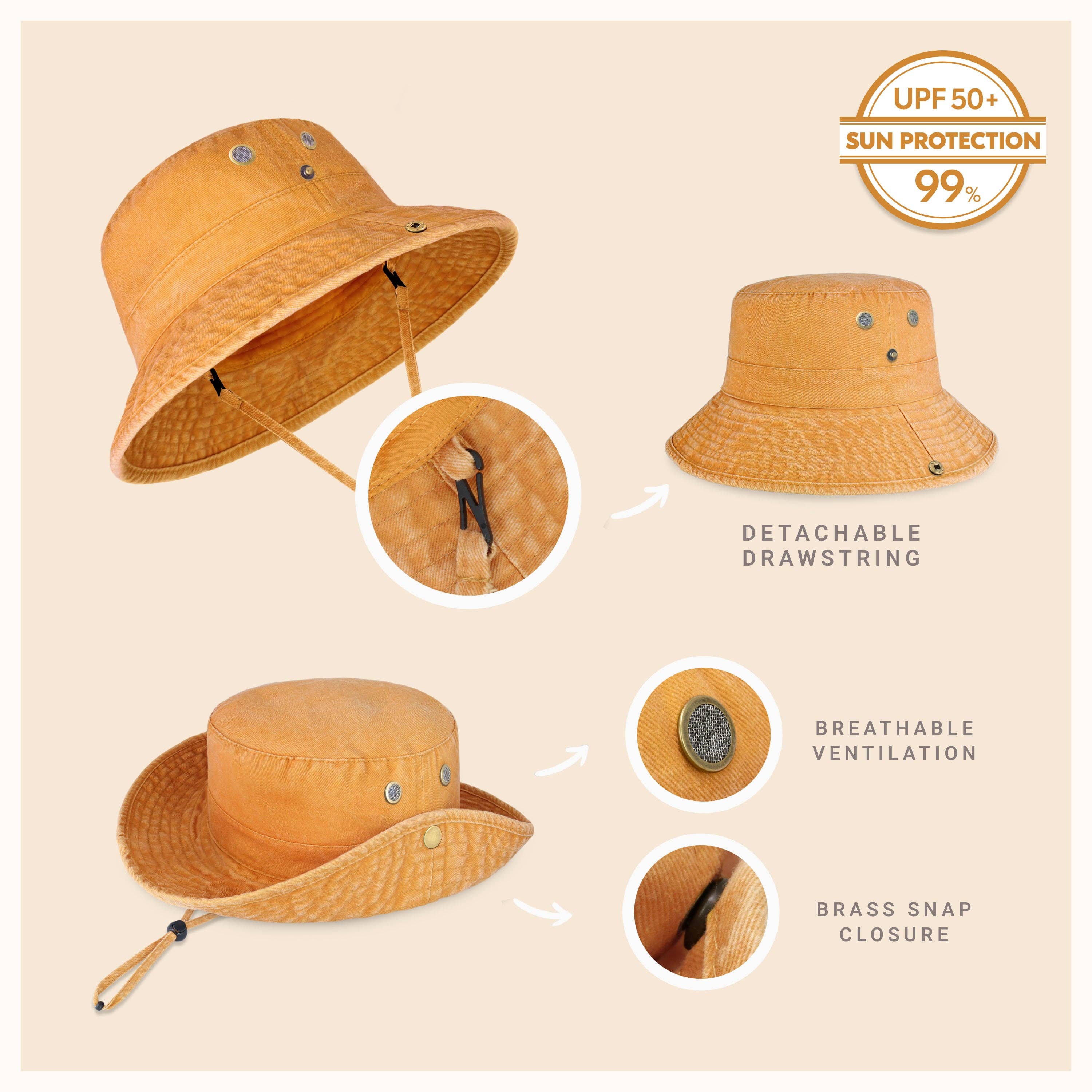 ChoKoLids - Wholesale Bucket Hat - Men's - CHOK.LIDS Wide Brim Bucket Hat11