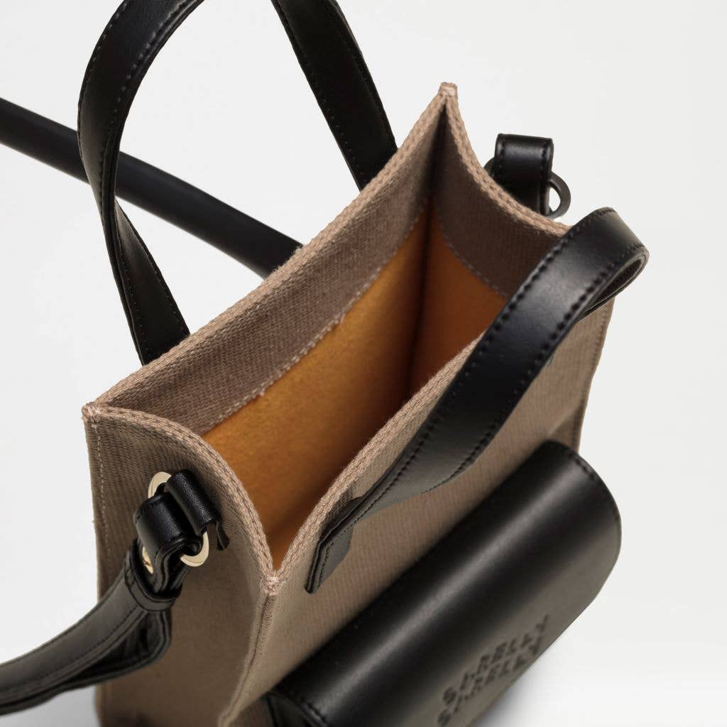 SARELLY SARELLY – Engroshandel Tote bag - Dame – Mini Cargo Tote - Kaktuslæder & lærred11