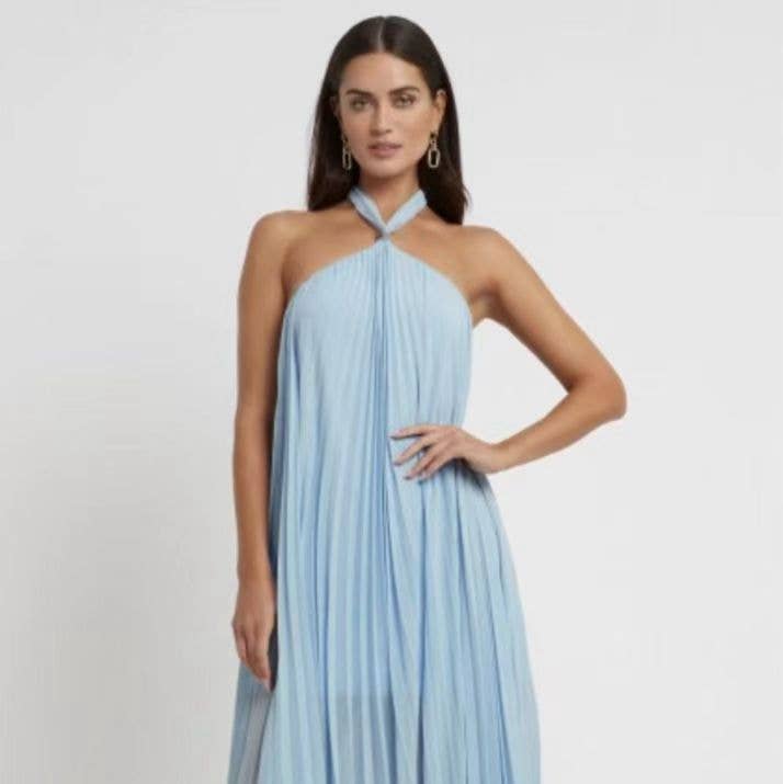 LORIANE - Vendita all'ingrosso Vestito - Donna - LORIANE abito lungo in tulle plissettato6