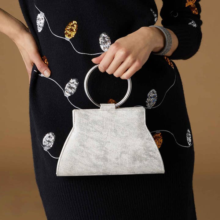 Lt Gold Lucy Shimmer Wristlet for wholesale on Faire4