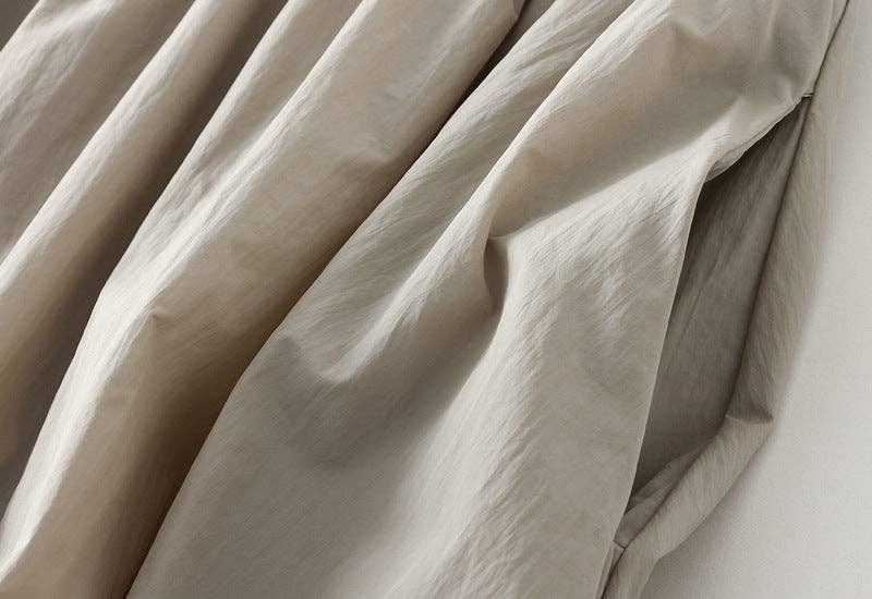 VividLux - Wholesale Skirt - Women's - High Waist Paperbag Lantern Skirt – Women's Midi Skirt8