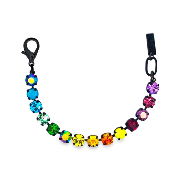 TOVA - Wholesale Charm/Dangle Bracelet - Izzy Bracelet in Smutt Rainbow
