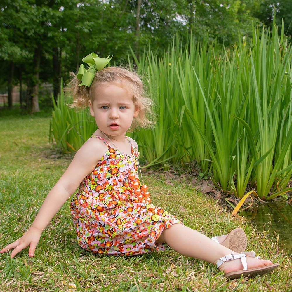 SISSYMINI - Wholesale Jumpsuit - Kids - Button-Hem Ankle Jumper For Girls & Toddler 747-21511