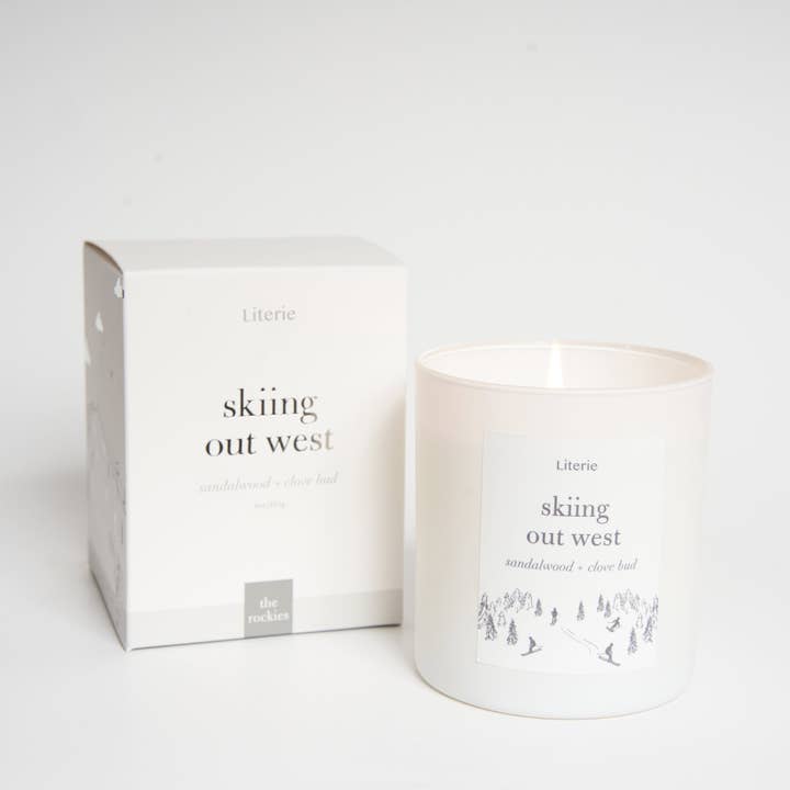 Literie - Wholesale Jar/Filled Candle - Skiing Out West
