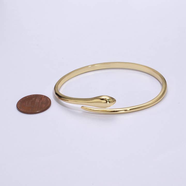 Aim Eternal - Wholesale Cuff Bracelet - Gold Filled Snake Bangle Cuff Luxury Bracelet2