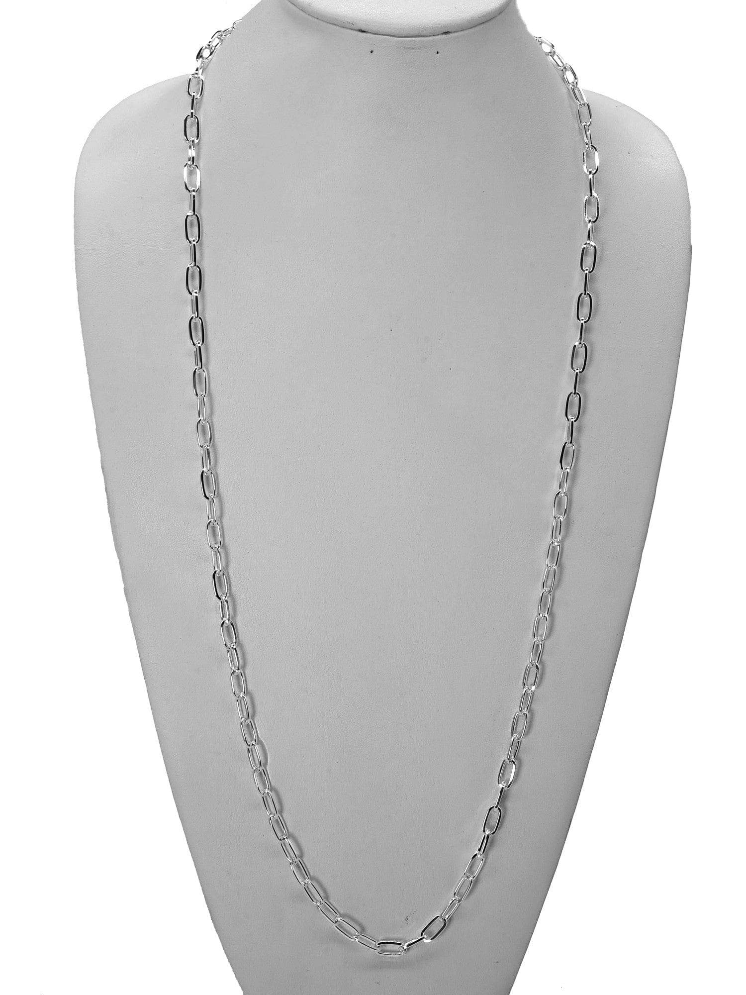 MiMi Wholesale - Wholesale Link & Chain Necklace - Small Oval Chain Toggle Link & Chain Necklace2