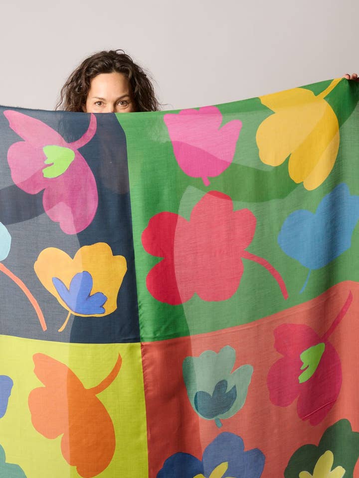 Campo dei Fiori Travel Scarf/Wrap for wholesale by Margolis Pineo Italia