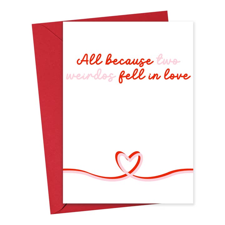 Funny Valentines Day Card Wedding Card Anniversary Gifts for wholesale by R is for Robo