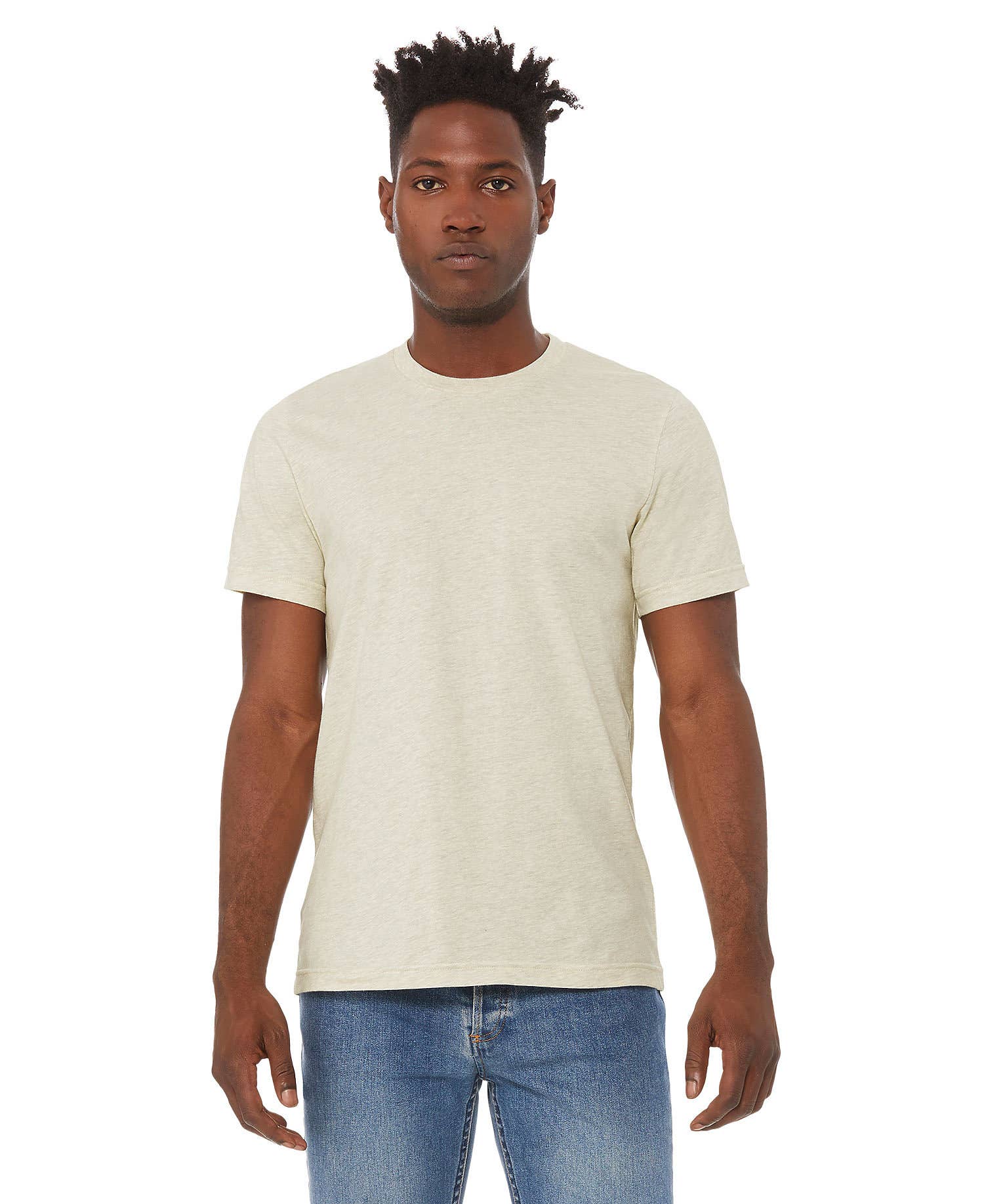 Print The Dream - Wholesale T-Shirt - Unisex - Bella Canvas 3001 Heather CVC T-shirt, Unisex Soft Shirts28