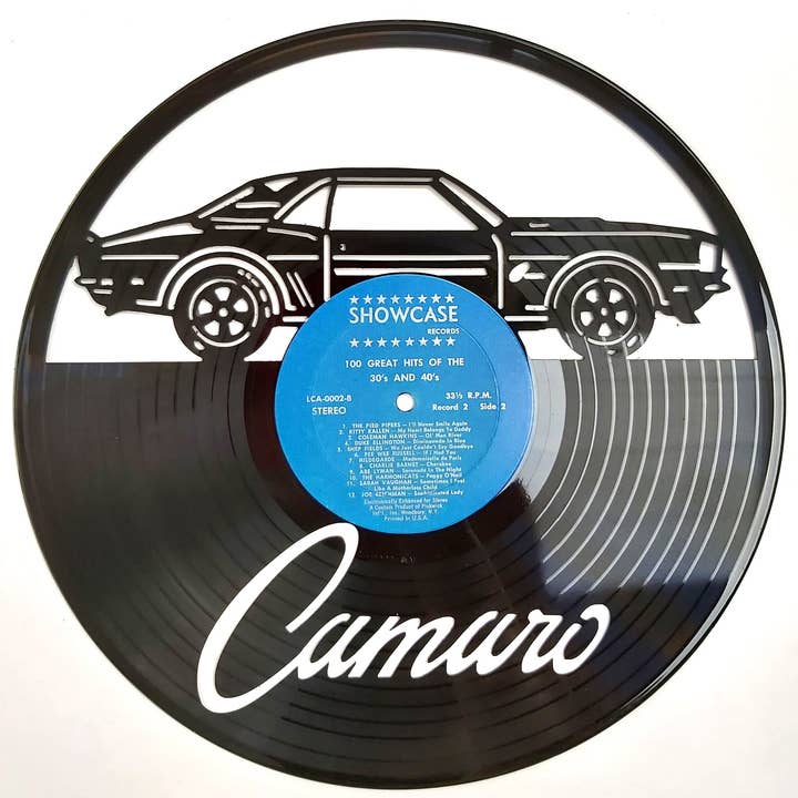 Vinyl Record Art - Camaro for wholesale by Broken Record