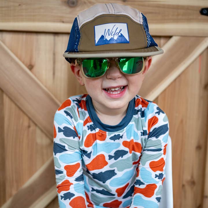 Conjunto de Pijama de Bambú con Estampado de Camuflaje de Peces para venta al por mayor de Apparel Now