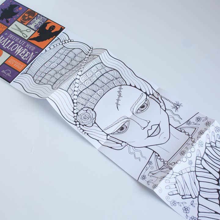 Blue Star Press - Wholesale Coloring Book - Adult - Decorate Your Halloween (Halloween Coloring Book)