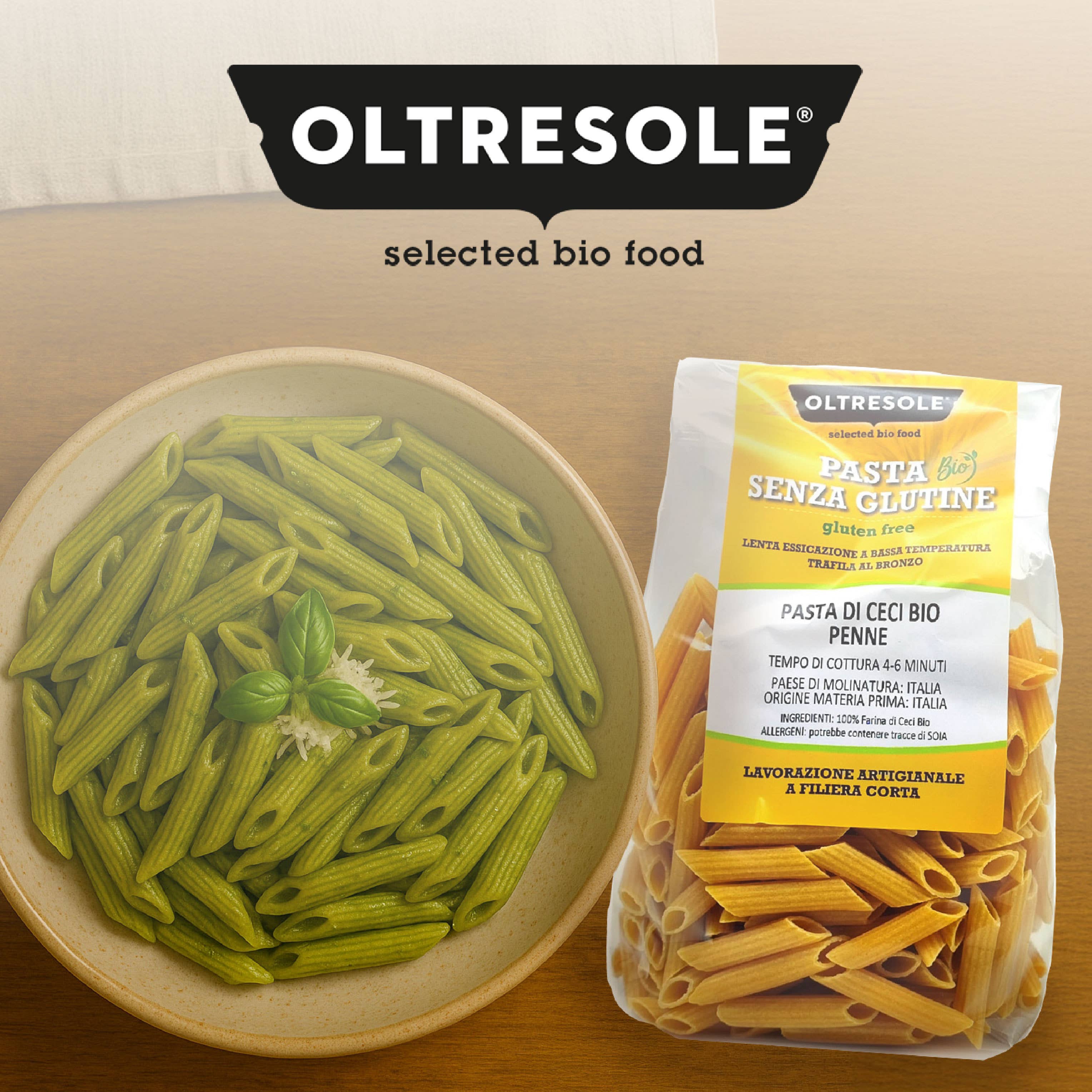 Oltresole – wholesale Pasta – ORGANIC CHICKPEA PASTA PENNE 350 g7