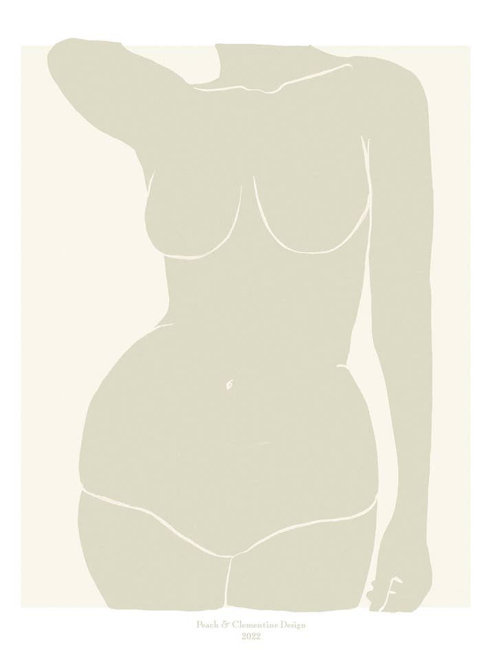 Peach & Clementine Design's Figure #5 Print for wholesale by Peach & Clementine - Curated Print Collection