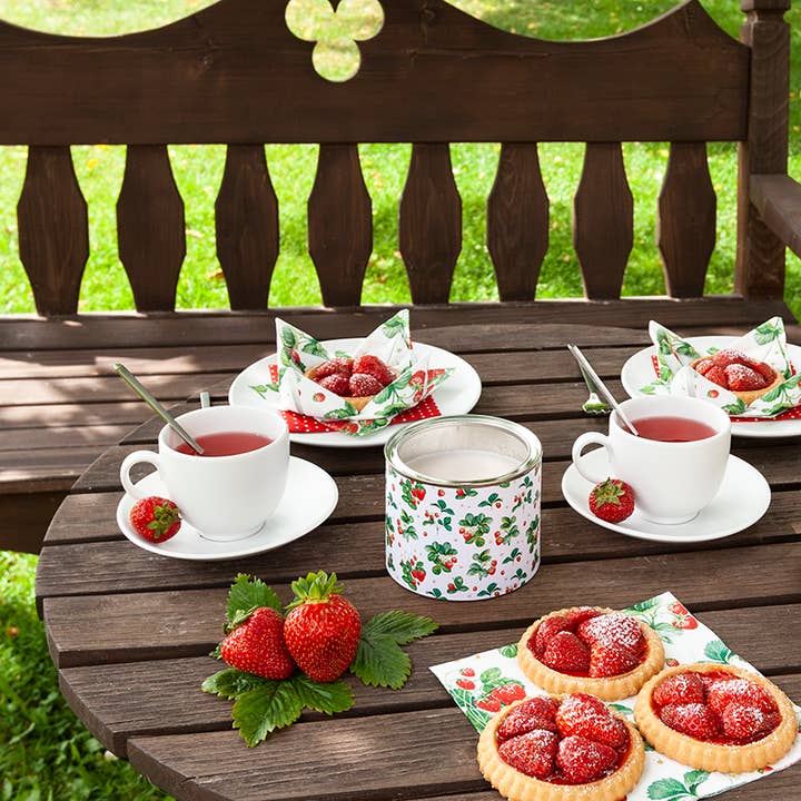 Paper Napkins Strawberry Pattern for wholesale by Marketplace24