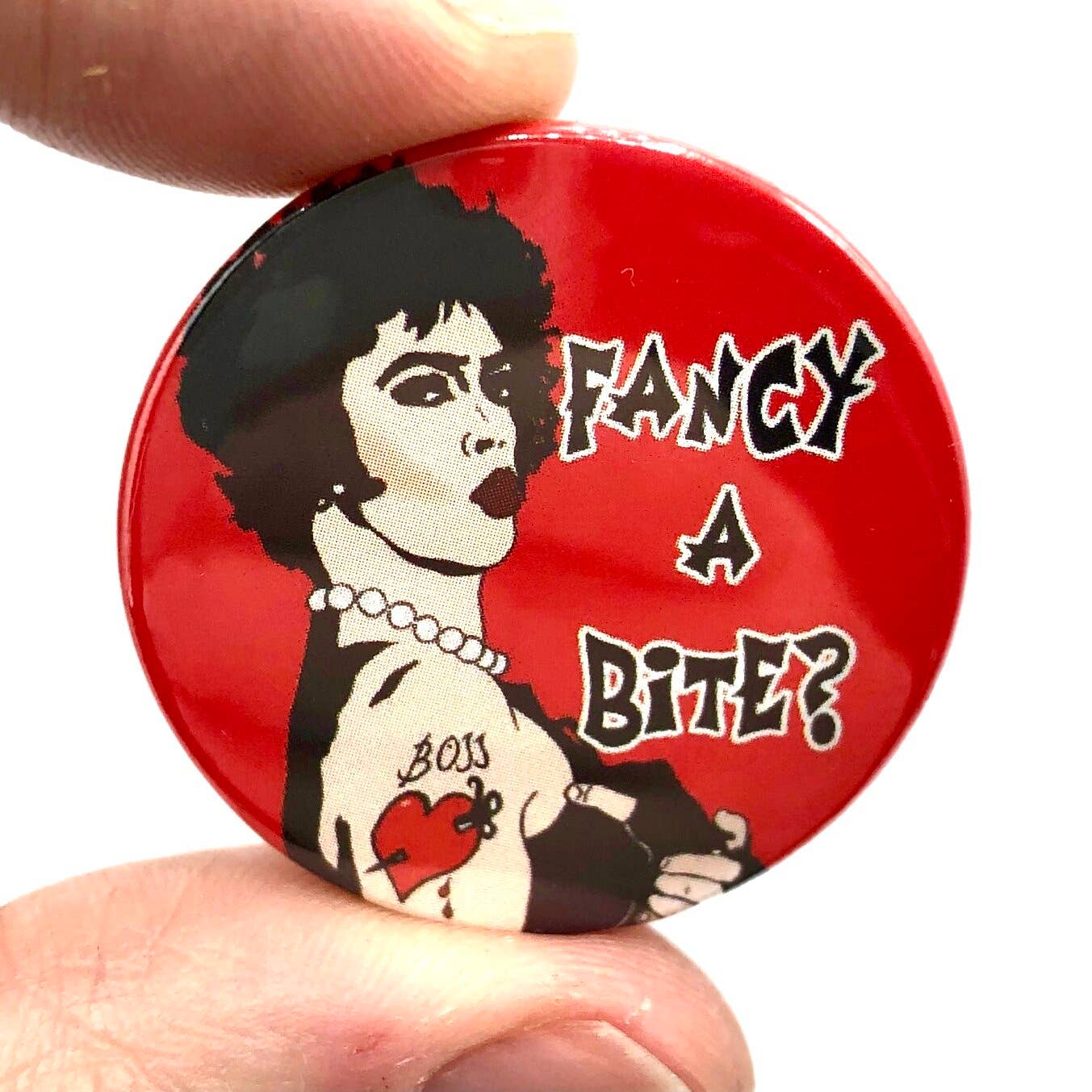 Lot of 6 vintage "The Rocky Horror Picture Show" Pinback Buttons 