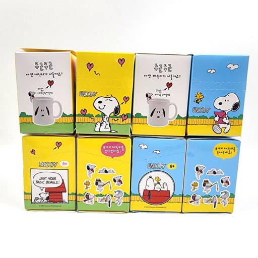 K-Wonderland - Wholesale Decorative Figurine - New! Peanuts Snoopy Cup Figure – Blind Box Series6