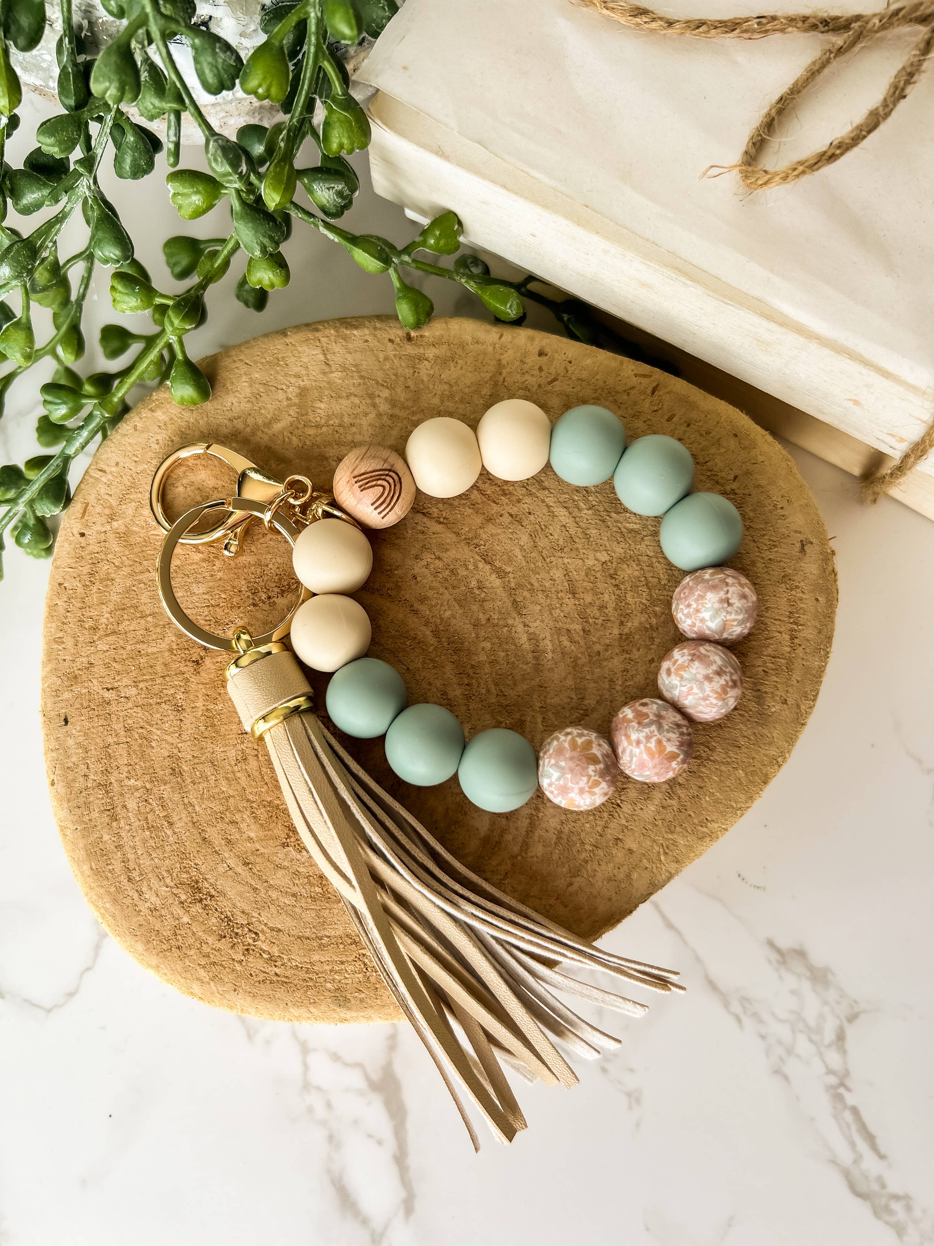 The Inspiration Haven - Vente Porte-clés – femme - Porte-clés bracelet en perles de silicone6